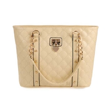 欧美包包格纹皮带锁链装饰女包单肩包包包批发女包潮包