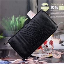 2013冬季韩版爆款女士真皮多功能钱包广州长款蛇纹钱包现货批发