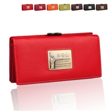 2013广州新款女士气质真皮长款钱包韩国手拿包品牌手抓包钱夹批发