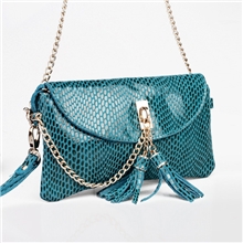 猎艳者2013秋冬新款性感蛇纹女包小单肩斜挎韩版真皮女包批发