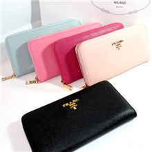 高品质牛皮！真皮长款钱包简单大方气质欧美范P牌十字纹女士钱包