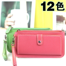 kissme热销多色入长款女款零钱包女士手拿包钱包卡包-818