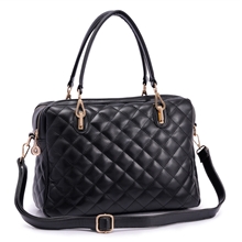 广州女包批发2013秋冬韩国新款菱格小香风时尚休闲单肩手提斜挎包