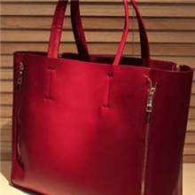 厂家批发2013时尚新款女包欧美复古四拉链桶包手提单肩包LL-324