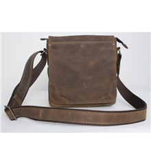 品牌男包磨砂牛皮真皮男款时尚新颖斜跨单肩包包厂家批发