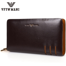 【双十一】专柜正品男包真皮休闲男士双拉链手包手拿包080-3