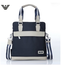 工厂直销男士商务手提斜挎包牛津布配牛皮帆布休闲男跨包510-2