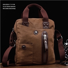 供应帆布包时尚休闲包单肩包纯棉帆布配牛皮爆款推荐