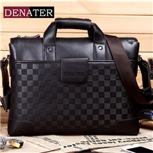 DENATER/迪奈特儿男式手提包韩版单肩包男士商务公文电脑包