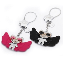 milesi品牌时尚情侣钥匙扣创意新奇特外星熊威也钥匙扣K0058