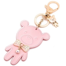 米勒斯钥匙挂饰煲肽熊钥匙挂饰新奇特饰品批发D0005