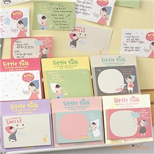 韩国文具便签本ponybrown可爱小妞便利贴n次贴便条6款