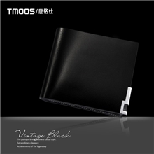 唐铭仕2012新款钱包男真皮钱包牛皮5字短款男士钱包正品