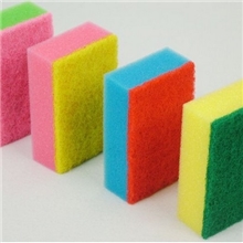 厂家直销百洁布、加密海绵洗碗布、擦拭布、擦锅布、双面洗碗海绵