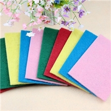 厂家直销彩色百洁布、抹布、清洁布、百洁布、洗碗布（不含包装）