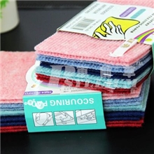 德式抹布（五彩）去污强不变形反腐质量高保证10*15