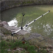 批发鱼竿支架台钓支架铝合金1.7米鱼竿支架竿架炮台支架特价