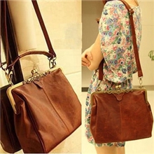 201韩版达芙妮新款潮女复古时尚休闲百魅邮差包单肩斜挎小包女包