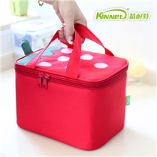 供应批发精耐特草莓方形保温饭盒袋便当保温包冰包保温袋红色