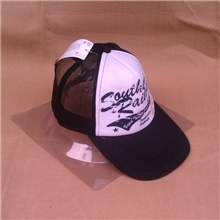 【江浙沪包邮】五片半网太阳帽接布印花棒球帽网帽