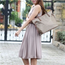 厂家热销正品Comer时尚多功能提花妈咪包妈妈包女包购物包