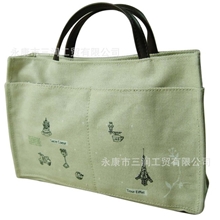 供应各种材质束口麻布袋材质环保复古仿旧风格购物袋