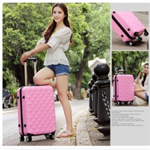 厂家直销现货批发ABS拉杆箱包水立方旅行箱子万向轮行李箱