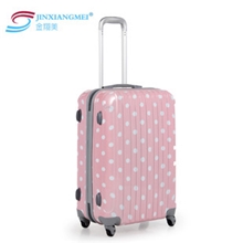 厂家批发正品波点PC拉杆箱旅行箱行李箱女生拉杆包202428寸