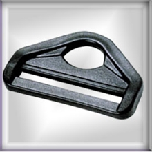 上海欣运塑料五角D扣塑胶D扣行李带D扣D012五角扣圆心D扣