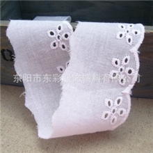 【伙拼】特价批发爆款4.5CM五孔棉布刺绣花边现货店内有新款现货