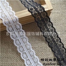 【9.4备货节】现货供应淘宝热销款2.5CM双边头饰蕾丝花边腈纶