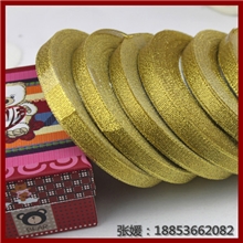 丝带批发9mm金丝带发饰蝴蝶结材料diy手工织带多色