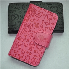 三星I699手机保护套三星S7562i手机套皮套手机壳小魔女