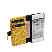 新款苹果4豹纹皮套iphone4s手机保护套苹果4代保护外壳批发