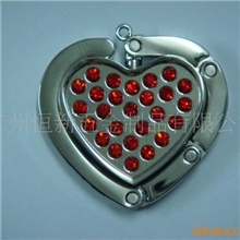 精美礼品心形镶钻挂包扣包包挂钩