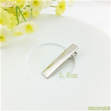 DIY手工材料发夹配件饰品配件儿童发夹方块夹3.5鸭嘴夹发夹