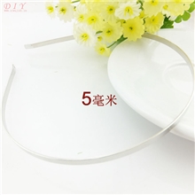 供应批发100个优质不锈钢发箍配件DIY材料5mm发饰配件