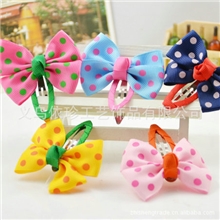 E101儿童波点BB夹韩版发夹儿童发卡发饰卡子批发