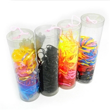 C146彩色发绳/发圈/皮筋/头绳/一次性/超弹力单桶价一桶约60根