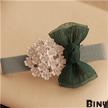 手工蝴蝶结发饰头饰品发夹发卡经典爆款满天星幽幽绿