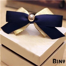 淘宝热卖手工蝴蝶结金色发绳发圈韩国发饰品头饰