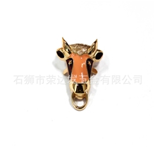 厂家直销高质量金属鞋扣十二星座金牛座鞋配件4784