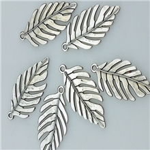 diy饰品材料配件复古手工串珠合金配件叶子树叶小饰品批发