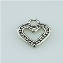 合金饰品配件diy爱心假珠手链项链挂件
