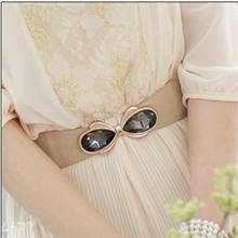 女士甜美蝴蝶结细皮带简洁细腰带女腰带韩版百搭时尚装饰腰带