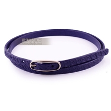 新款头层牛皮简约时尚腰带女士真皮百搭休闲韩版压花细皮带T010