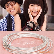 SL072色磨砂无铃铛细手镯海派甜心合金手链时尚饰品手链批发