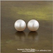 2元店货源ES086日韩饰品简约珍珠小豆子耳钉批发地摊货源赠品