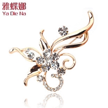 满钻胸花水钻胸针别针批发领针披肩别针ZX12