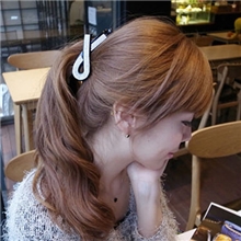 雅蝶娜韩版奢华水钻发夹韩国气质香蕉夹盘发夹竖夹5868